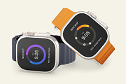 Apple Watch Ultra Mockup Set, a Wearable Device Mockup by ForgeDesign (Thumbnail 10 of 14)