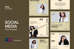 Minimal Fashion Social Media, a Social Media Template by FDR Studio