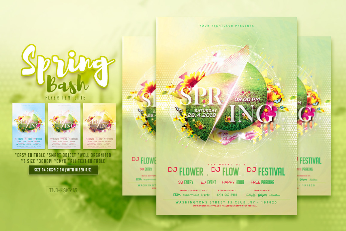 Spring Flyer Bundle, a Flyer Template by InTheSky15 (Photo 4 of 5)