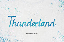 Thunderland Brush Handwritten Font