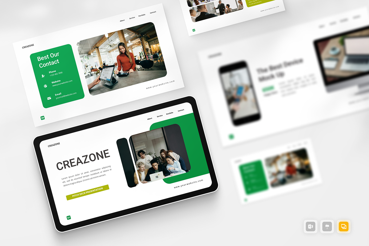 Creative Business Google Slide, a Presentation Template by Annora Studio (Photo 1 of 5)