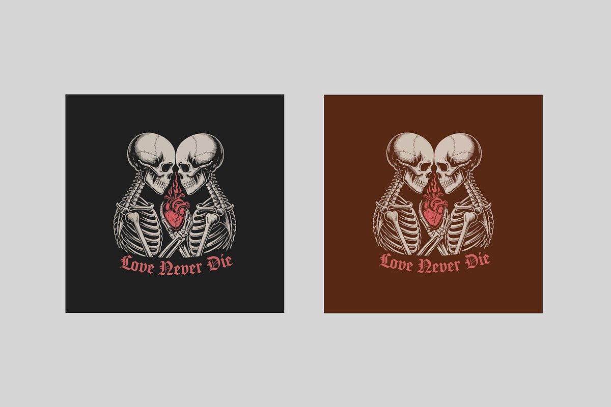 Couple Love Graphic T-shirt Design preview 3