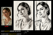 Charcoal ink Sketch AI Prompt, an Action Add-On by 3d_model_tifotizi (Thumbnail 2 of 4)