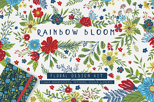 Rainbow Bloom - Floral Collection