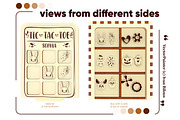 Tic Tac Toe - Laser Cut File, an Object Graphic by VectorPainter (Thumbnail 13 of 18)