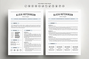 Resume Template 4 Pack | CV Template, a Resume Template by Refinery Resume Co. (Thumbnail 2 of 3)