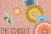 Retro Flower Autumn Poster Bundle, an Illustration by Laras Wonderland (Thumbnail 9 of 12)