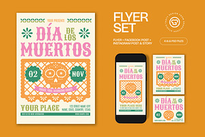 Dia De Los Muertos Flyer, a Flyer Template by graphicook
