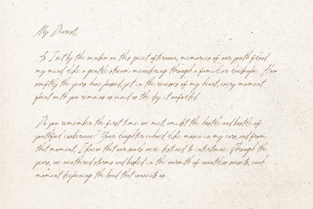 Aesthetic Shine Handwritten Script, a Handwritten Font by Littlehand (Photo 5 of 9)