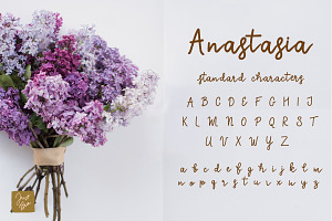 Anastasia A Calligraphic Font