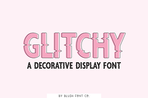 GLITCHY Display Video Game Font