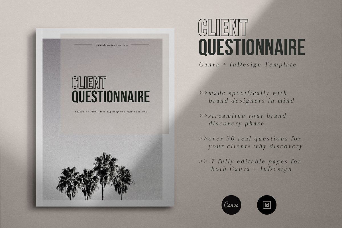 Branding Client Questionnaire, a Branding & Logo Template by Ryen Creative (Photo 1 of 5)