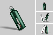 Aluminium water bottle mockup, a Mockup by DxSLEX (Thumbnail 1 of 5)