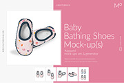 Baby Bathing Shoes Mock-ups Set, an Apparel Mockup by Mocca Mockups Store (Thumbnail 1 of 2)