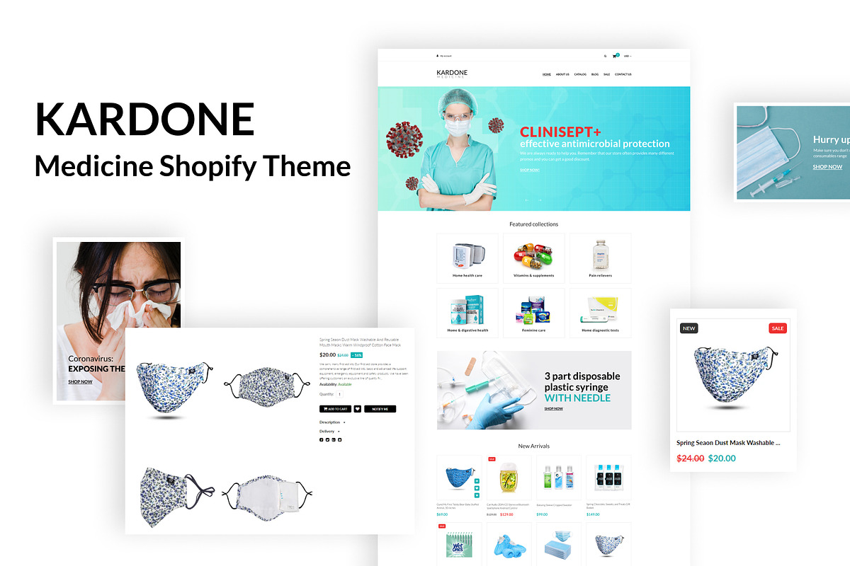 Kardone Medicine Store Shopify Theme, a Shopify Template by Zemez (Photo 1 of 5)