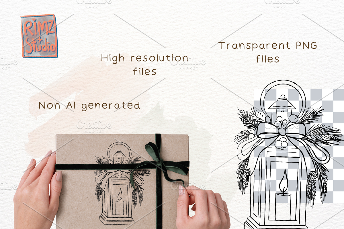 Christmas Ornament & Greenery SVG, a Seasonal Illustration by RimzStudio (Photo 2 of 9)