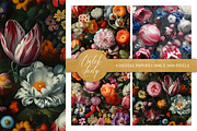 Realistic Flower Wallpaper Patterns, a Pattern Graphic by The Dutch Lady Designs (Thumbnail 3 of 3)