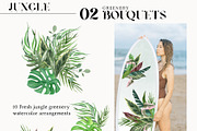 Jungle Paradise Pink Tropical Floral, a Decorative Illustration by Catch the Dream Art (Thumbnail 5 of 17)