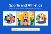 Animated Sports and Athletics, a Sport Illustration by Creative Stall (Thumbnail 1 of 4)