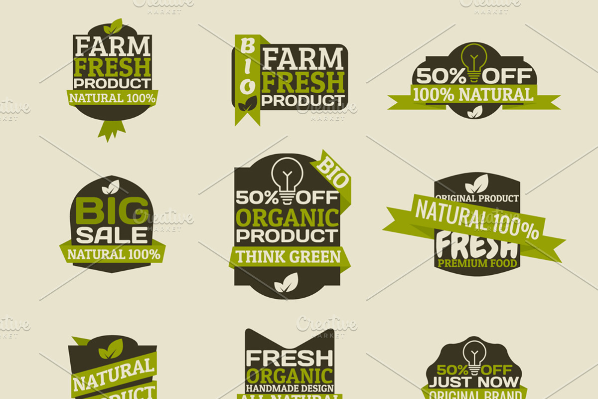 Bio Badges pack. 10 HQ badges, a Templates & Theme by Nerokanji_Designs (Photo 2 of 2)