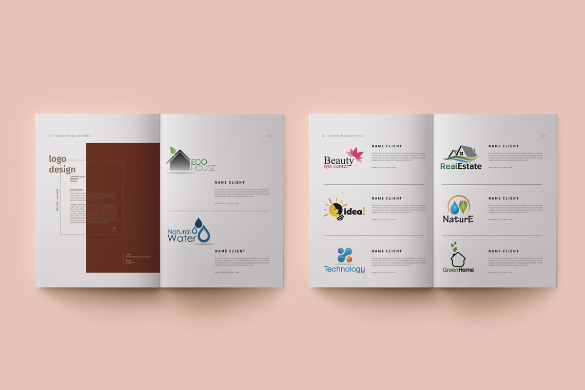 Graphic Design Portfolio, a Brochure Template by adekfotografia (Photo 3 of 16)