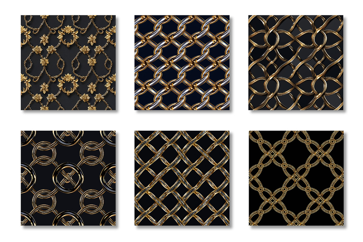 Best Chains Patterns Collection, a Pattern Graphic by Canvas Craft (Photo 2 of 6)