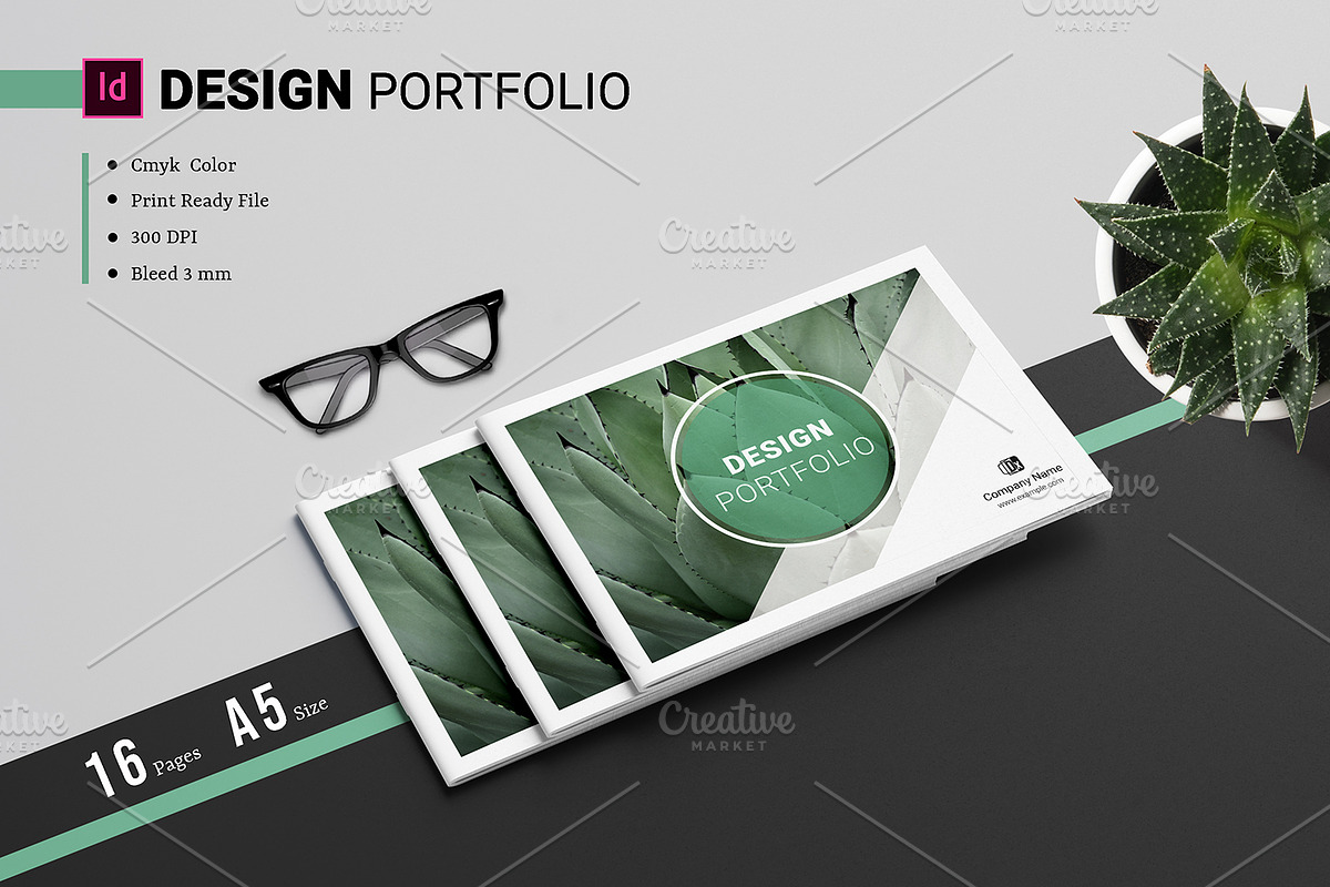 Graphic Design Portfolio V1015, a Brochure Template by Template Shop (Photo 1 of 11)