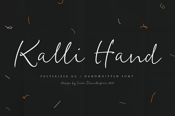 Kalli Hand Script preview 8