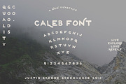 Caleb ~ A Hand Drawn Font, a Serif Font by Greenhouse Supply Co (Thumbnail 4 of 4)