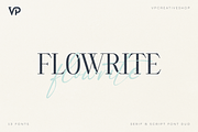 SALE! Flowrite - modern font duo, a Serif Font by VP Fonts (Thumbnail 1 of 16)