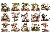 Summer Woodland PNG Clipart, an Animal Illustration by Nicolle's Colorful Art (Thumbnail 2 of 4)