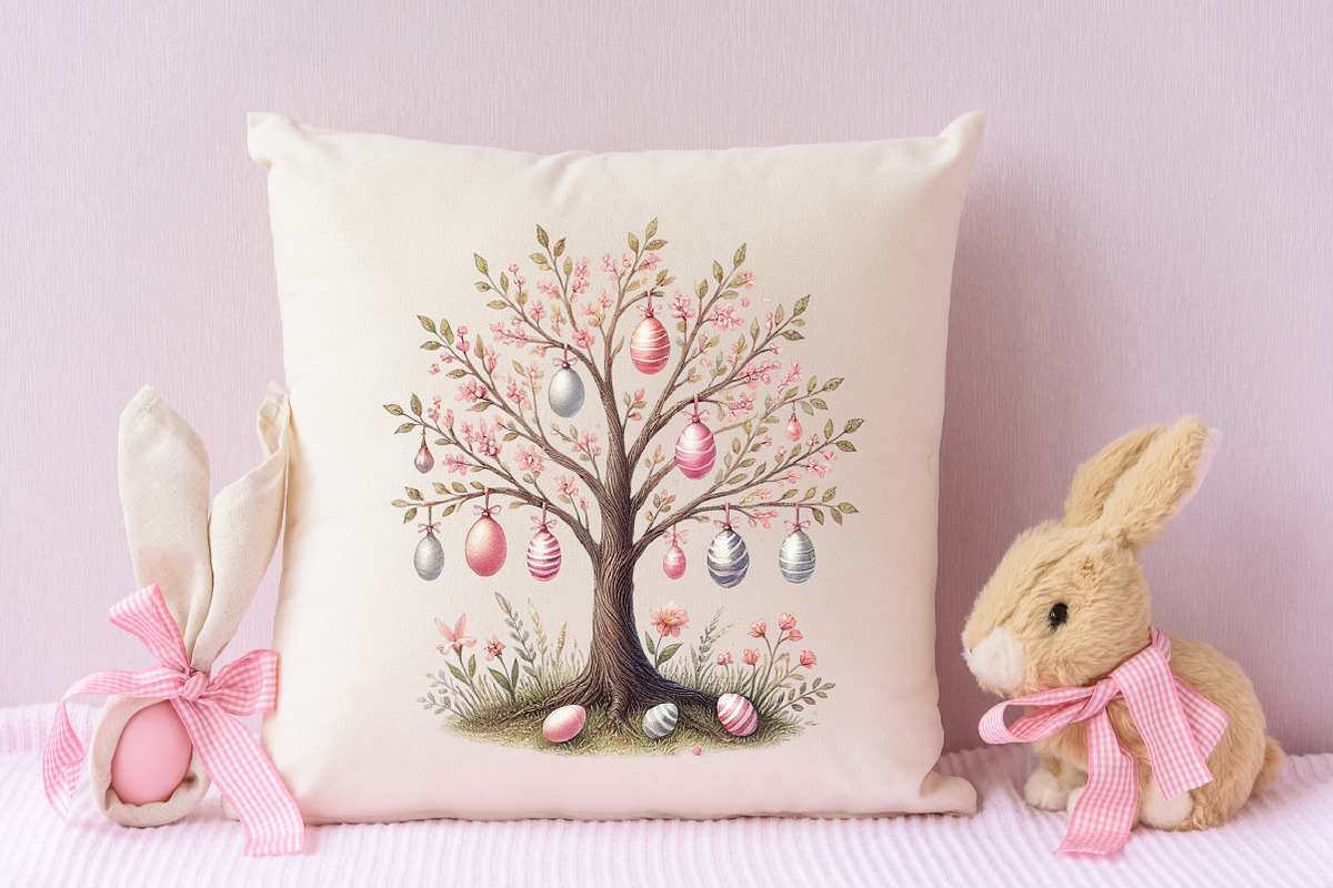 Easter Day Magical Tree Clipart, an Illustration by RobertsArt (Photo 4 of 7)