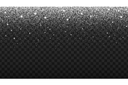 Falling silver glitter particles, a Decorative Illustration by Vector Tradition (Thumbnail 1 of 3)