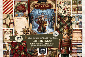 Victorian Christmas Junk Journal KIT