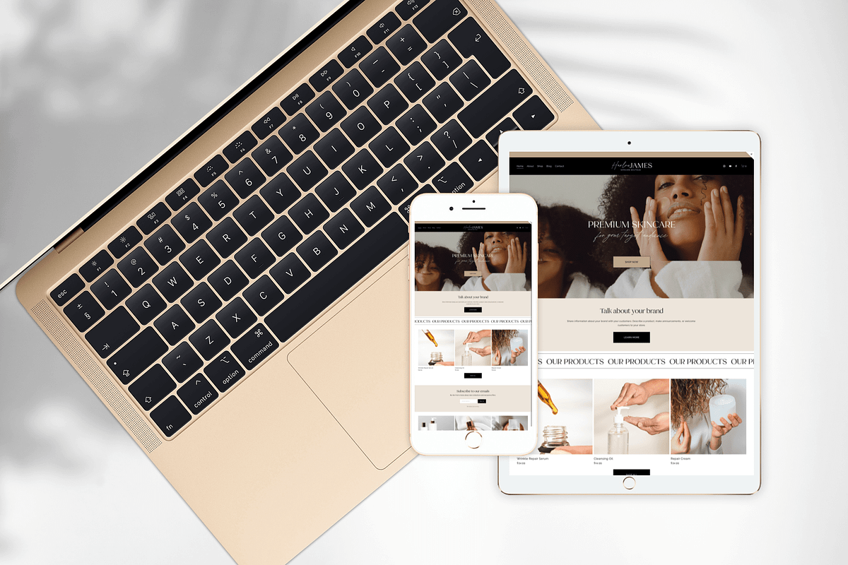 Boho Squarespace Website Template, a Squarespace Template by tinathetinybeana (Photo 4 of 6)