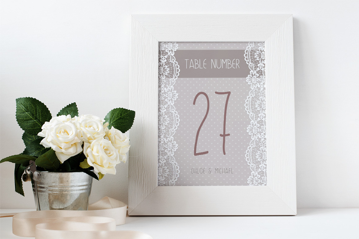 Elegant Wedding Branding Set, an Invitation Template by Elegrad Design Agency (Photo 8 of 12)