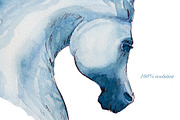 Watercolor Magic of Unicorn Clipart, an Animal Illustration by ArtCreationsDesign (Thumbnail 5 of 7)