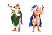 Magicians and wizards, magic set, a Person Illustration by Good Studio (Thumbnail 4 of 6)