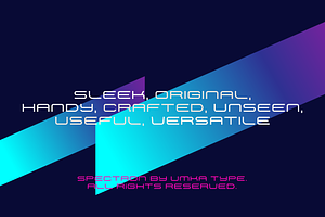 Spectron Display Font