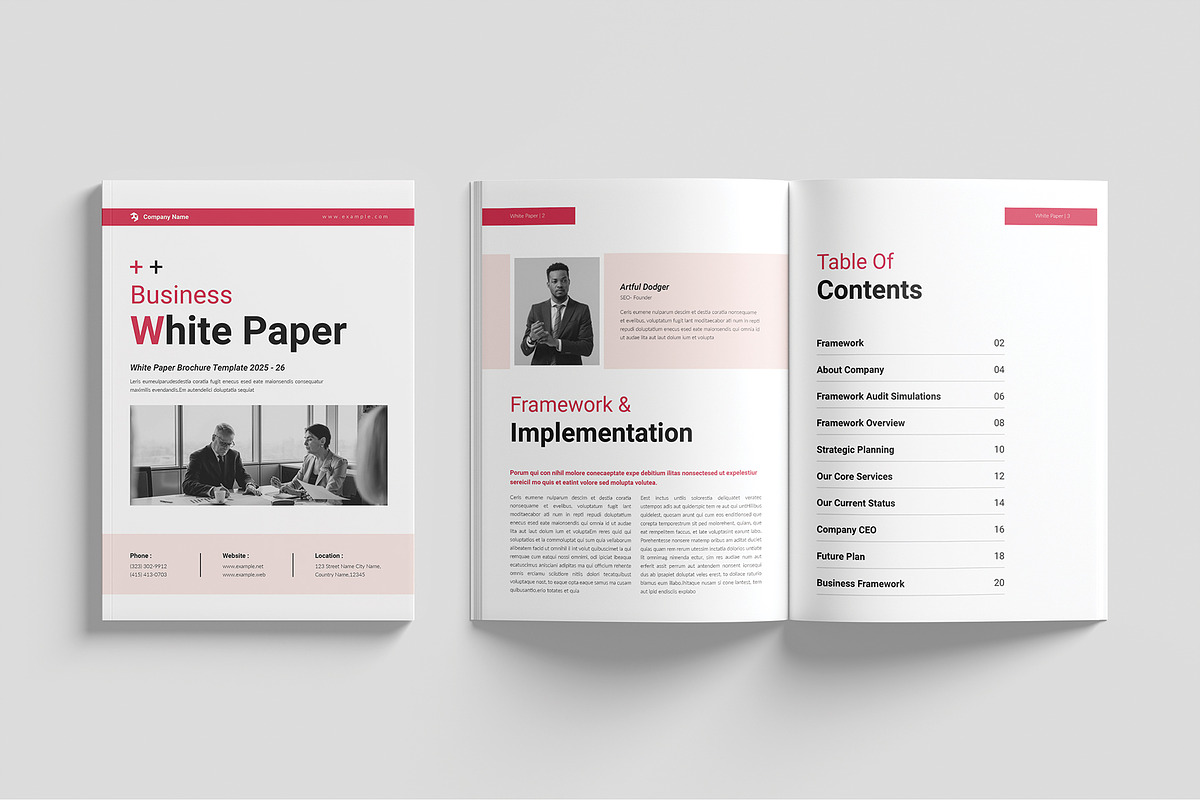 Whitepaper Template, a Brochure Template by Cleffon_Graphic_Studio (Photo 2 of 9)