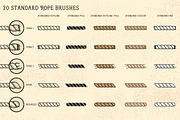 Sailor Mate's Rope Brushes III, a Brush Add-On by BAD TASTE (Thumbnail 2 of 5)