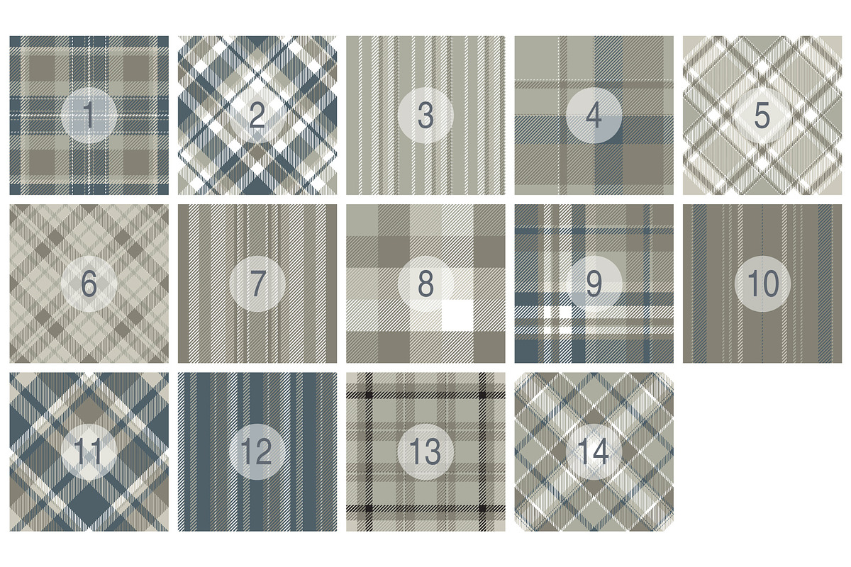 #19 Father's Day Patterns EPS + JPG, a Pattern Graphic by Plaid4You (Photo 2 of 10)