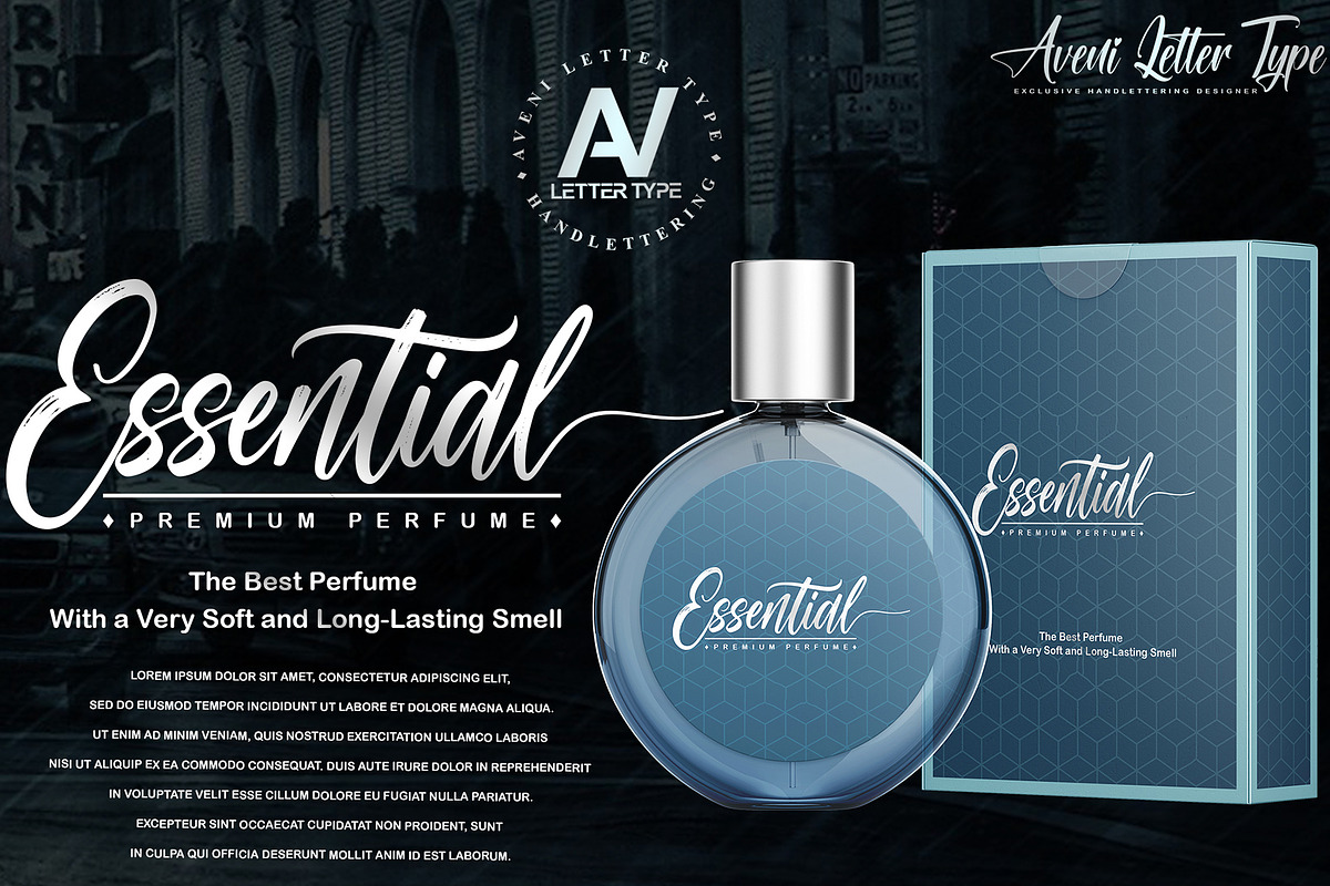 Brushell Silhouette | Handwriting, a Handwritten Font by Aveni Letter Type (Photo 8 of 10)