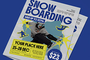 Snowboarding Flyer, a Flyer Template by graphicook (Thumbnail 2 of 3)