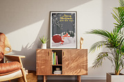 Retro poster Santa Claus with big, a Seasonal Illustration by Vector_Up (Thumbnail 7 of 7)