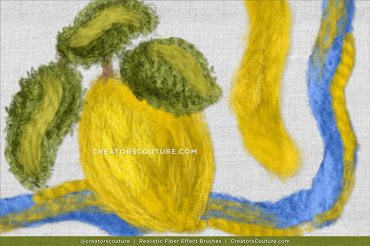 Realistic Fiber Effect Brush Studio, a Brush Add-On by Creators Couture (Photo 14 of 25)