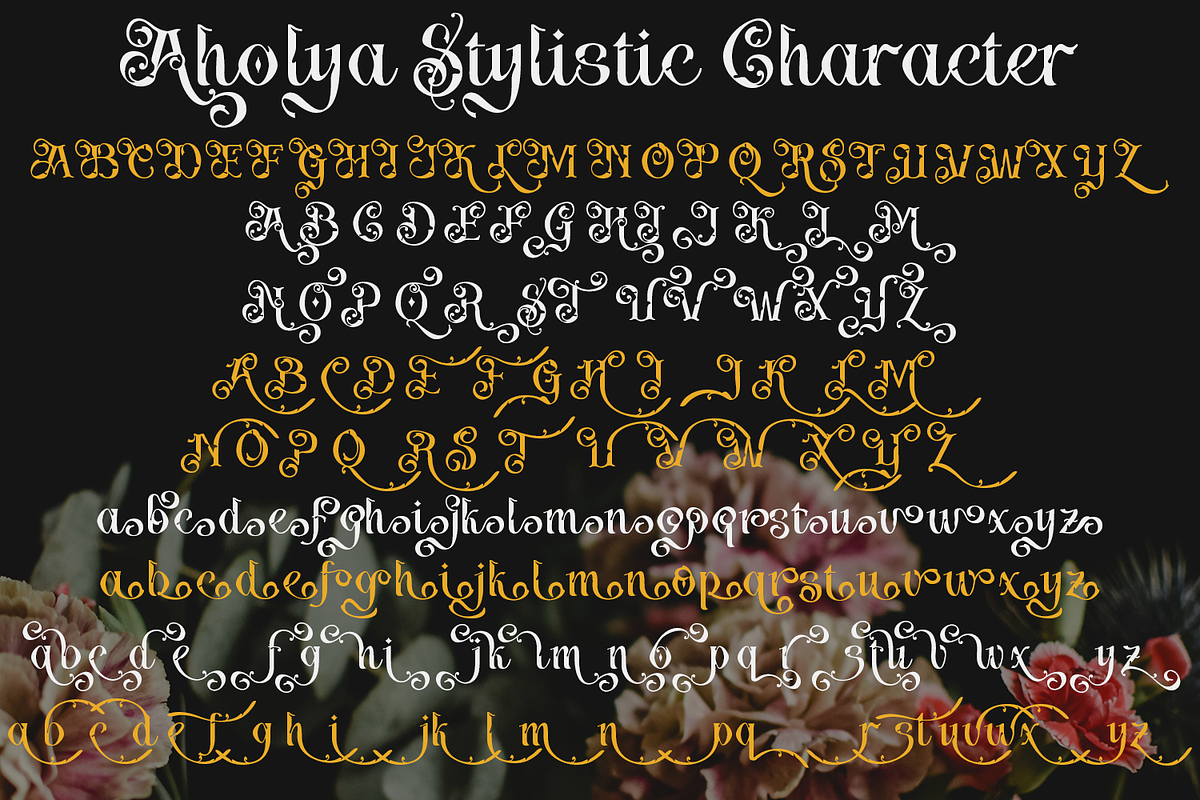Aholya - Display Font, a Blackletter Font by TypeClassHeroes (Photo 9 of 10)
