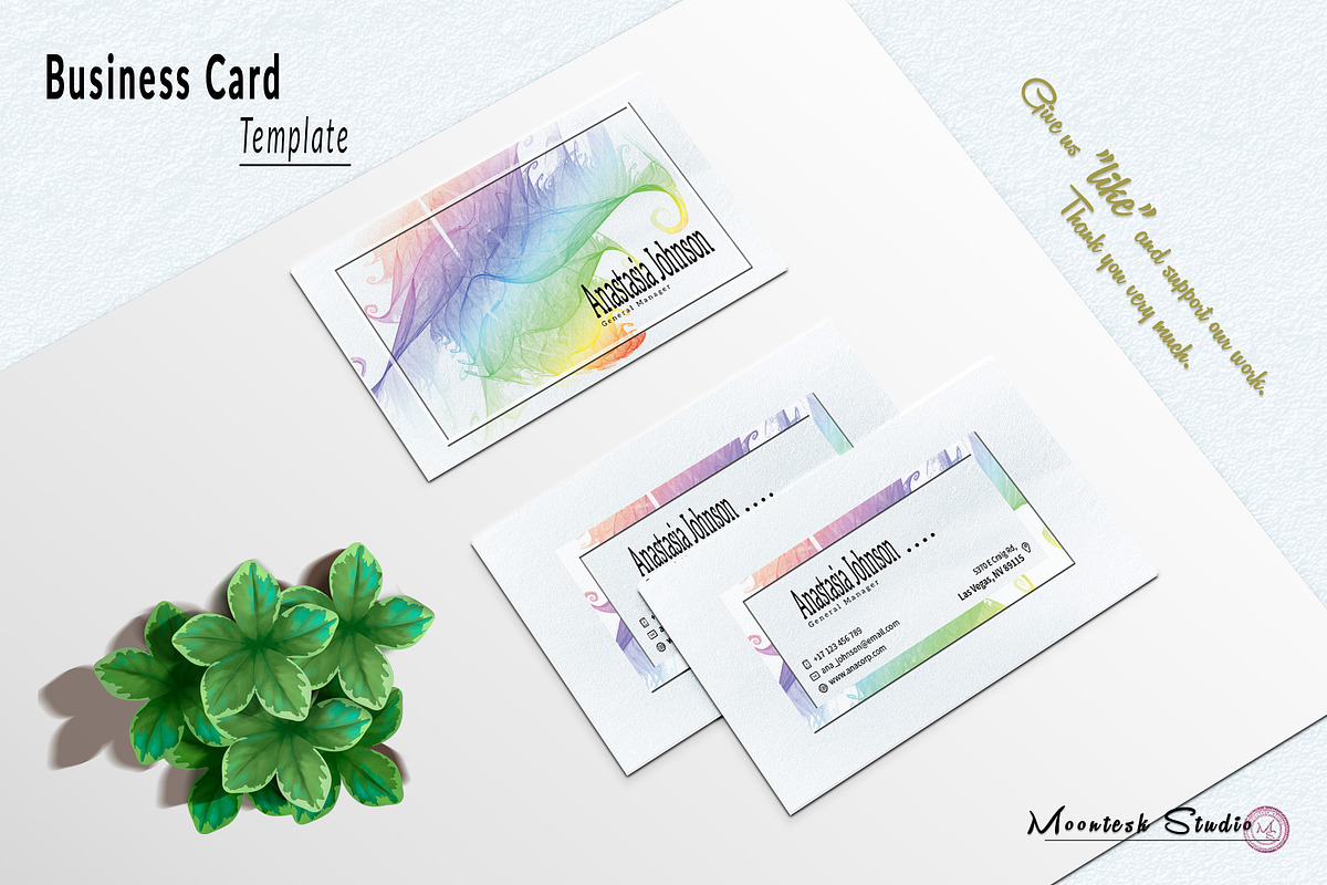 Business Card Template, a Business Card Template by Moontesk (Photo 5 of 5)