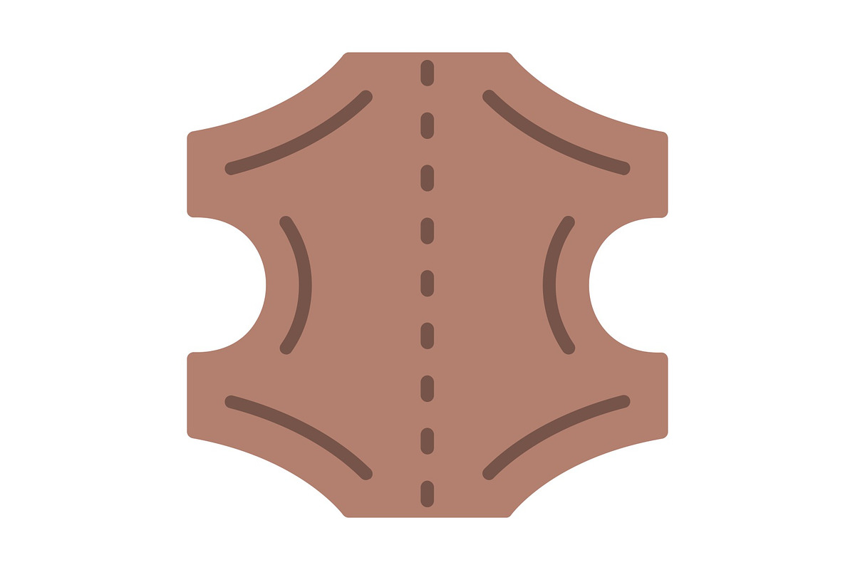 Leather Flat Icon, a Duotone Icon by Pexelpy (Photo 1 of 2)