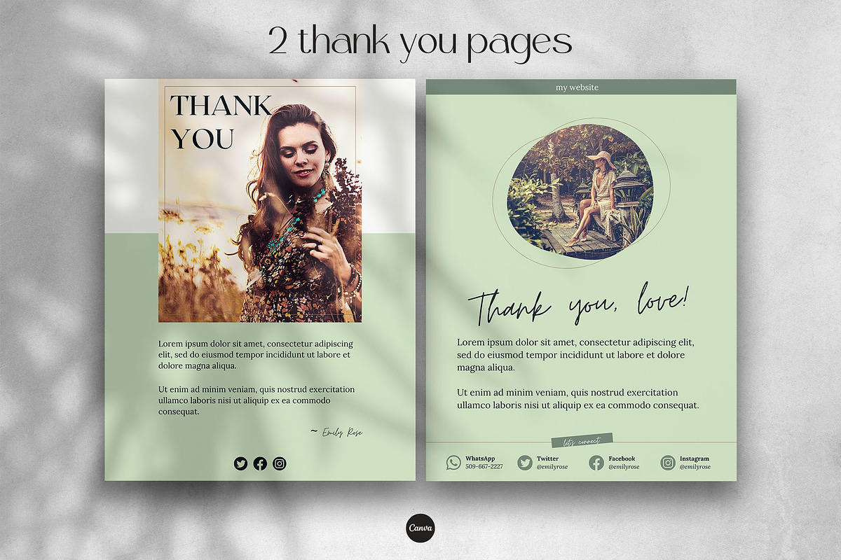 Boho eBook Template for Herbalists, a Magazine Template by Made by Melody (Photo 13 of 16)